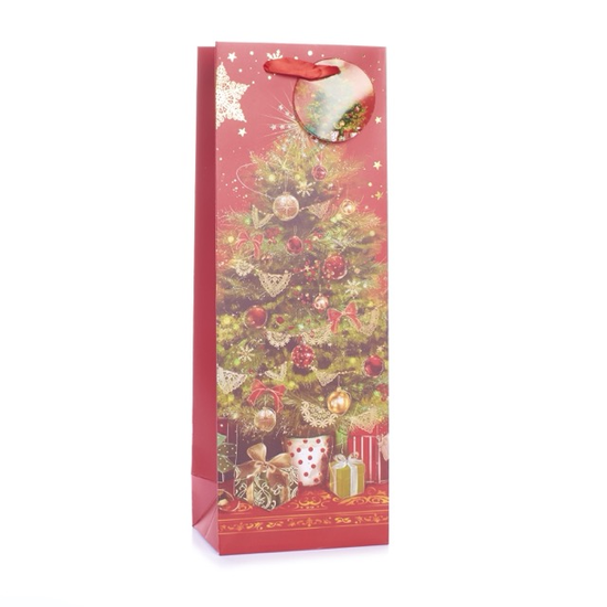 Tulip 6 Pack Gift Bags Christmas Tree Bottle