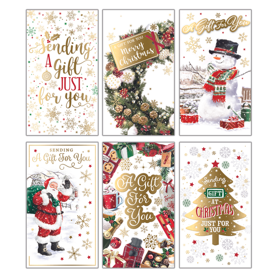 Tiger Feet 72 Pack Christmas Money Envelopes