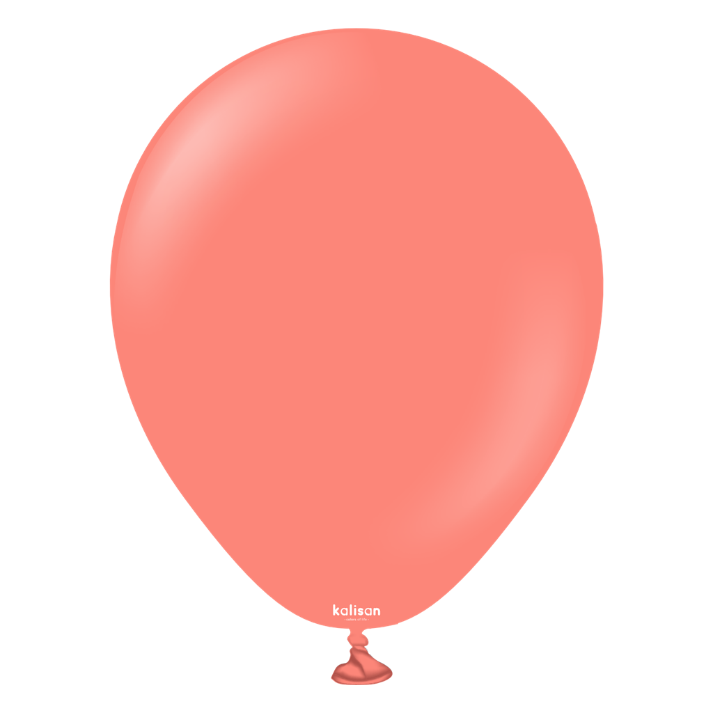 Kalisan Standard Coral 5" Latex Balloons 100pk