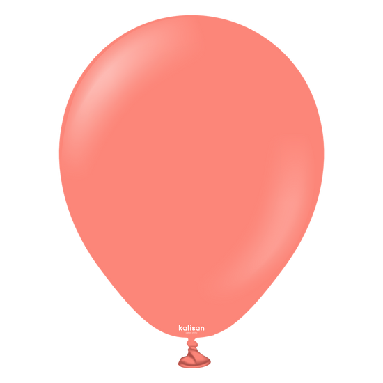 Kalisan Standard Coral 5" Latex Balloons 100pk