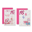 Poppyhill C50 Birthday Age 16 12pk
