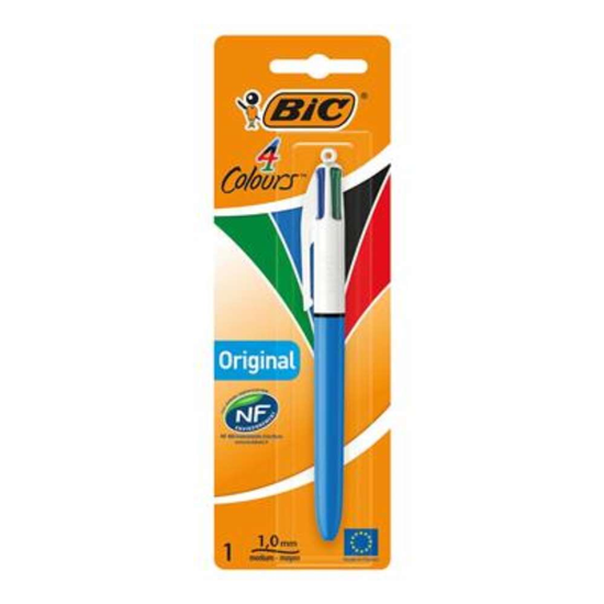 Bic 8 Pack Ballpoint Pen Retractable 4 Colour