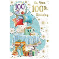 Xpress Yourself C75 Birthday Age 100 6pk