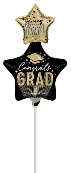 Anagram Grad Stripes 14" Foil Balloon