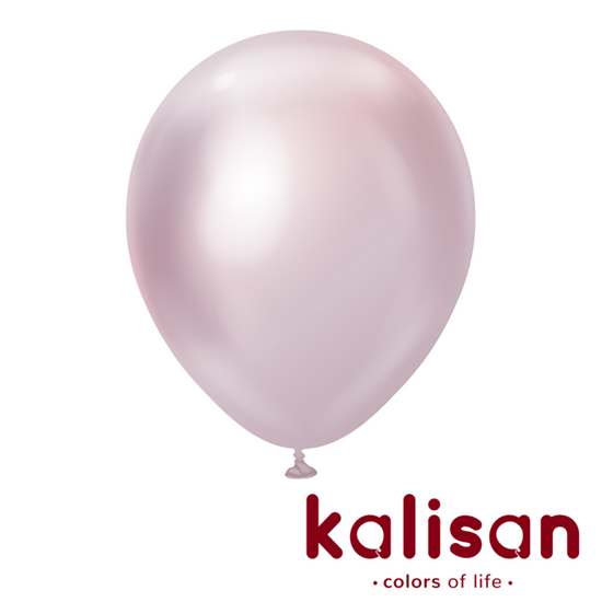 Kalisan Mirror Pink Gold 18" Latex Balloons 25pk