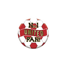 No.1 United Fan 5.5cm Football Badge