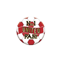 No.1 United Fan 5.5cm Football Badge