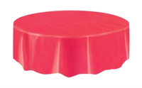 Unique Tablecover Ruby Red Round 84