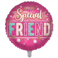 Special Friend Birthday 18" Foil Balloon