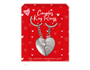 Gem Imports Keyring Twin Heart Couples