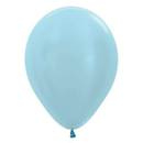 Sempertex Satin Blue 12" Latex Balloons 50pk