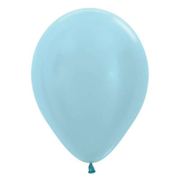 Sempertex Satin Blue 12" Latex Balloons 50pk
