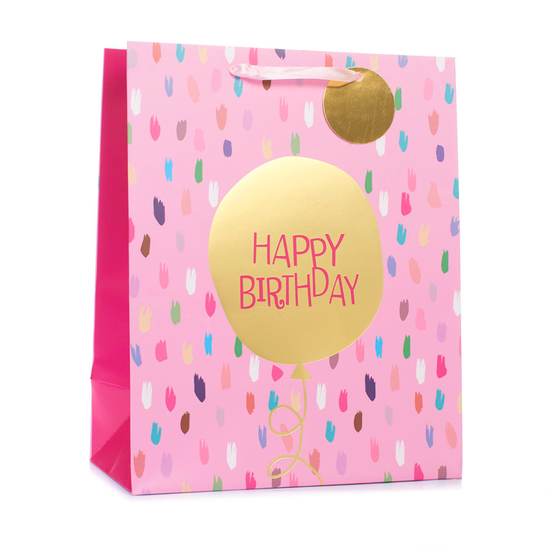 Tiger Feet Gift Bag Multi Spot Medium 6pk