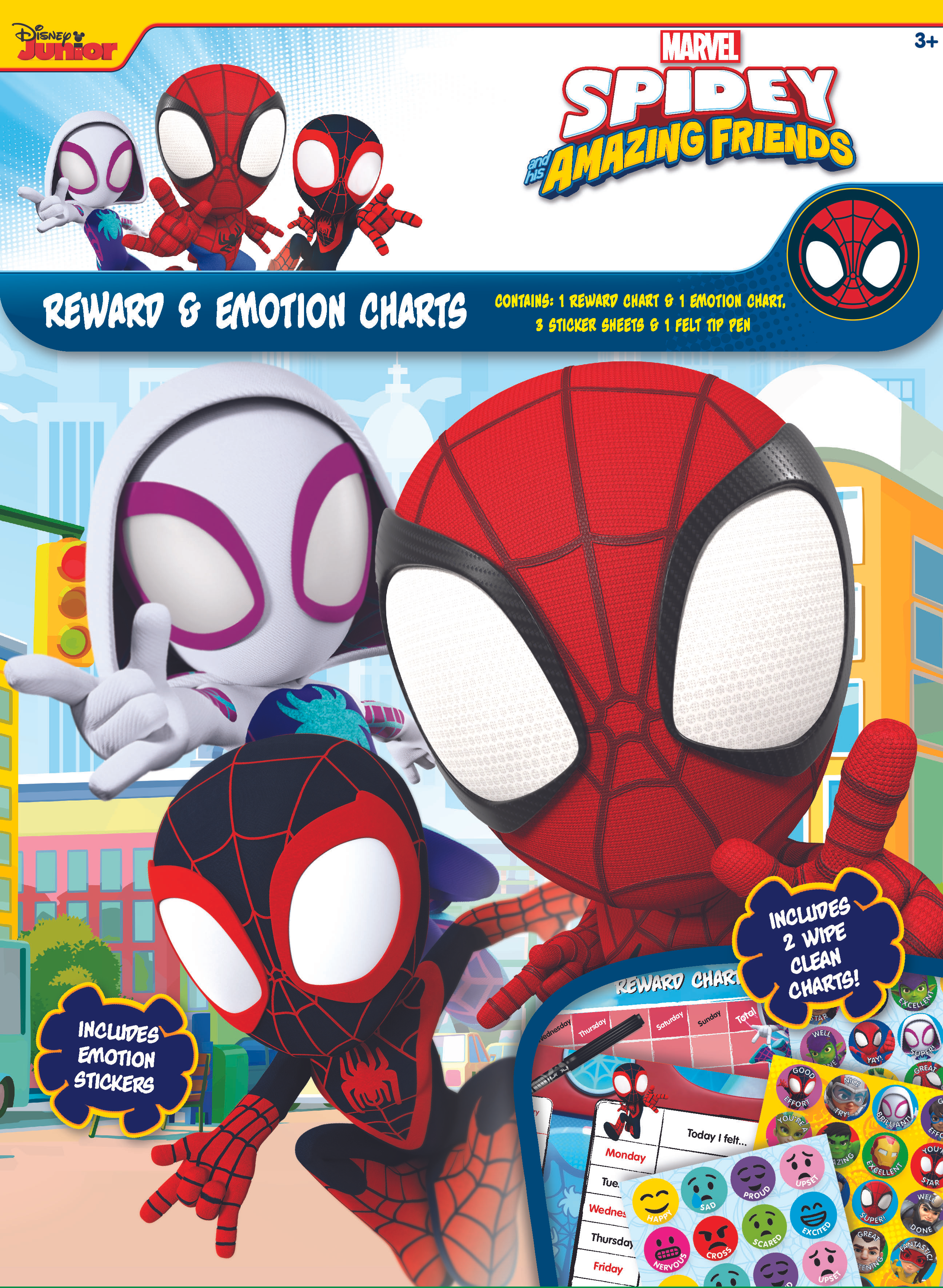 Reward & Emotion Chart Spidey & Friends