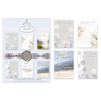72pk (6x12) Assorted Cards C50 Sympathy