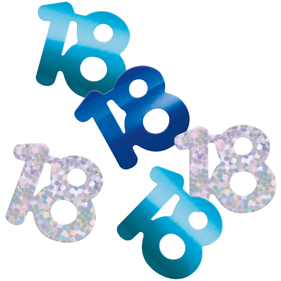 14G Confetti Age 18 Glitz Blue