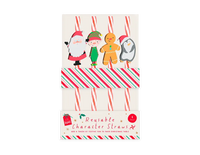 Festive Reusable Straw 19cm 4pk