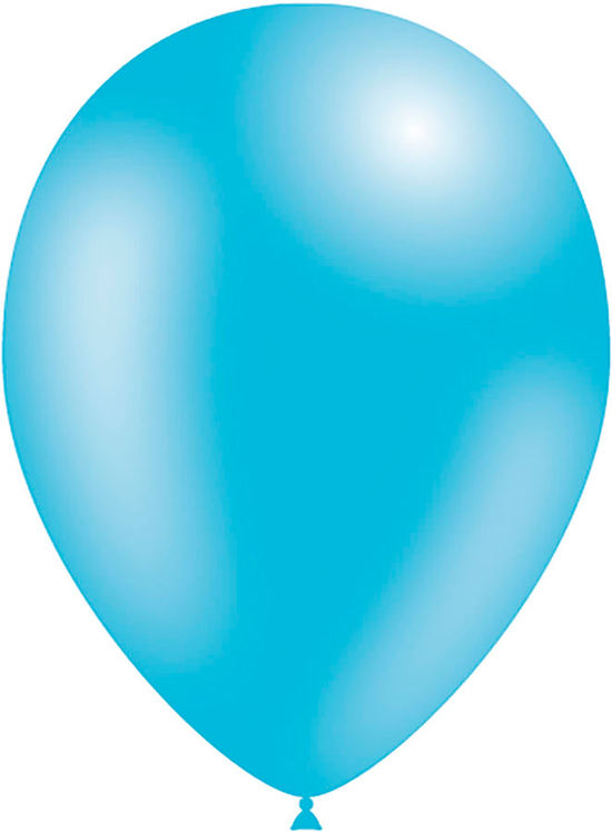 Decotex Pro Metallic Light Blue 11" Latex 50pk