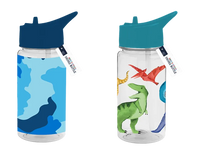 Gem Imports 2 Pack Drinks Bottle Camo/Dino 400ml
