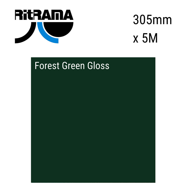 Ritrama Vinyl Gloss Forest Green 305mm x 5m