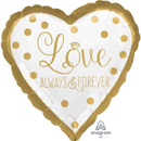 Anagram Wedding Gold 18" Foil Balloon