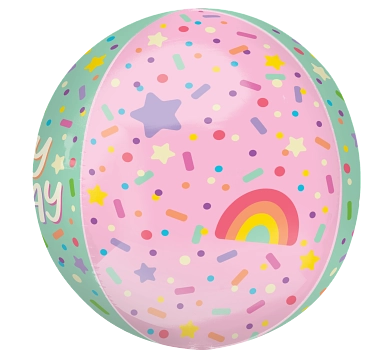 Anagram Ice Cream Party 15" Orbz Balloon