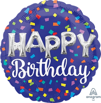 Anagram Birthday Balloon Letters 18" Foil Balloon