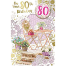 Xpress Yourself C75 Birthday Age 80 6pk