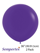 Sempertex Fashion Violet 36" Latex Balloons 2pk