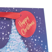 Gift Bag Snowman Extra Large Portrait 12pk