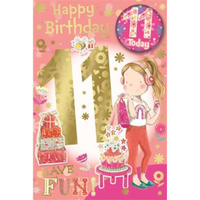 Xpress Yourself C75 Birthday Age 11 6pk
