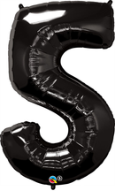 Qualatex Foil Balloon Black 34" Number 5