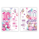 Poppyhill 12 Pack Cards C50 Kids Birthday Age 10