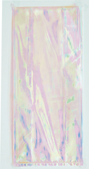 Set of 10 iridescent treat bags by Unique, colorful and reusable sweet bags for party favors or gift packaging.