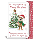 Prelude 6 Pack Cards C50 Christmas Dog With Tree