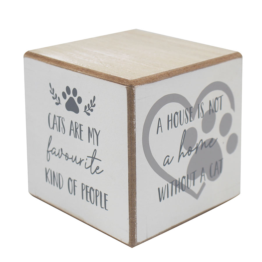 Figurine Cat Cube
