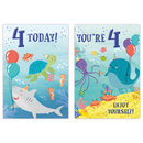 Poppyhill C50 Birthday Age 4 12pk