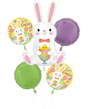 Anagram Foil Balloon Bouquet Easter Bunny Love