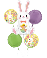 Anagram Foil Balloon Bouquet Easter Bunny Love