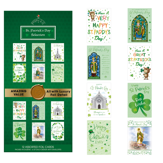 Poppyhill 144 Pack Cards St Patrick's Day C50