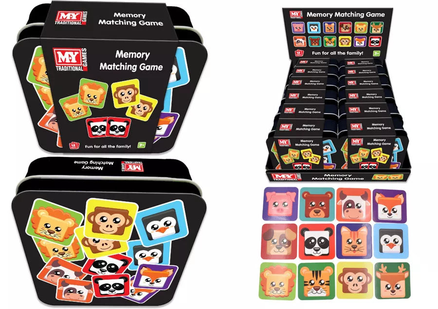 Kandy Toys M.Y Animal Matching Game with colorful animal cards for children’s educational and fun matching play.