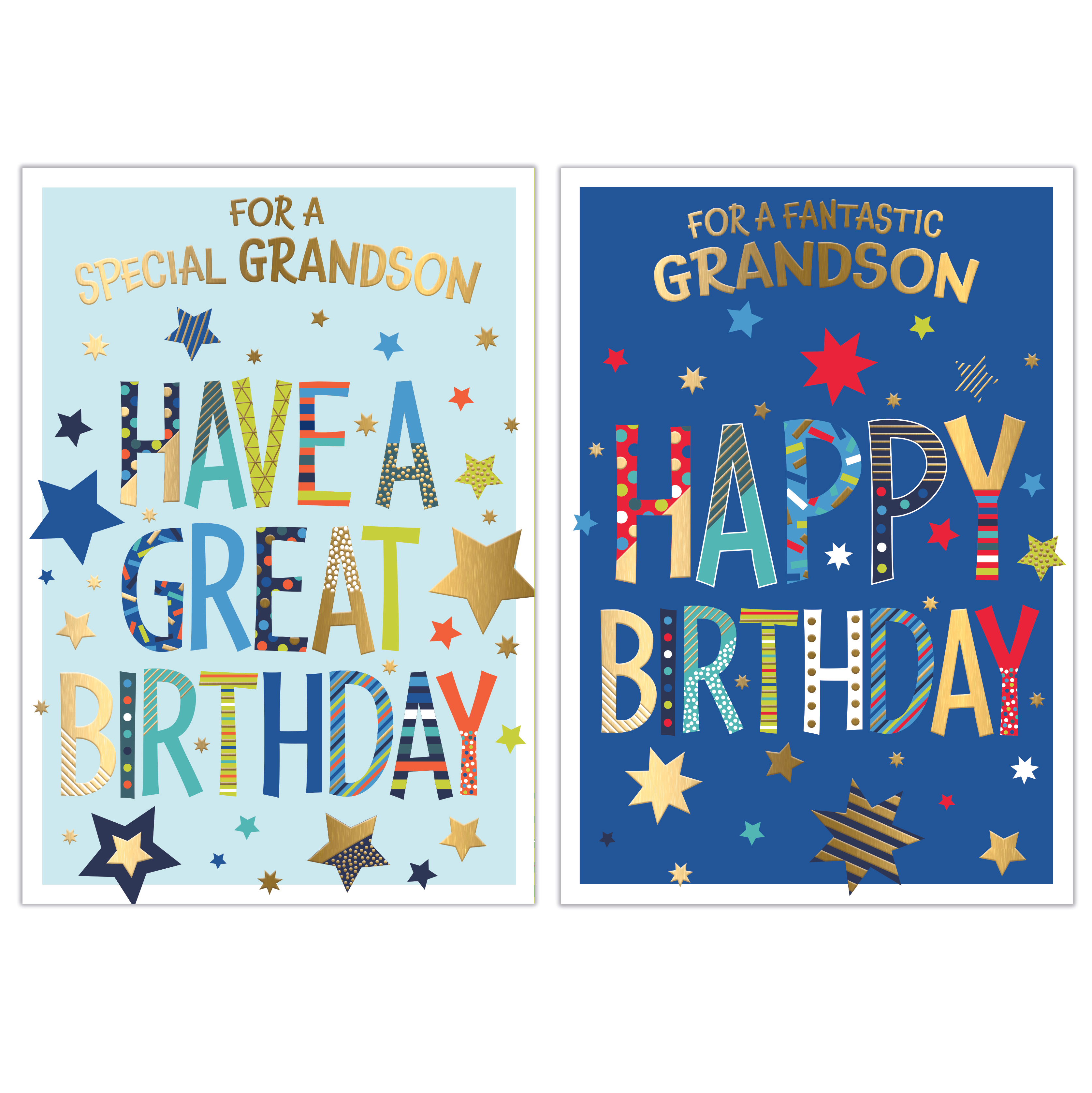 Poppyhill 12 Pack Cards C50 Birthday Grandson