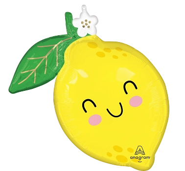 Anagram Food Friends Lemon 25" Foil Balloon