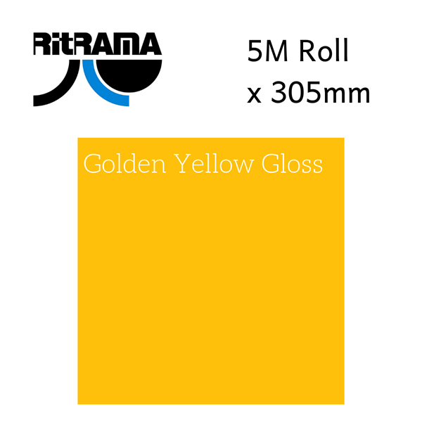 Ritrama Vinyl Gloss Golden Yellow 305mm x 5m