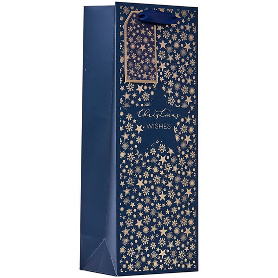 Partisan 6 Pack Gift Bag Christmas Star Bottle