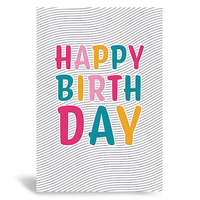 Prelude Pzazzle C50 Birthday Open 6pk