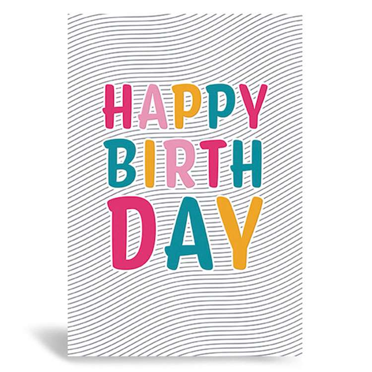 Prelude Pzazzle C50 Birthday Open 6pk
