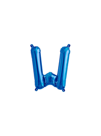 Northstar Foil Balloon Blue 16" Letter W