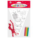 Activity Colour Your Own Bunting Christmas