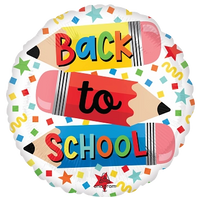 Anagram Foil Balloon Back To School Pencils 18